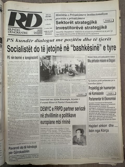 Rilindja Demokratike 1996-11-21