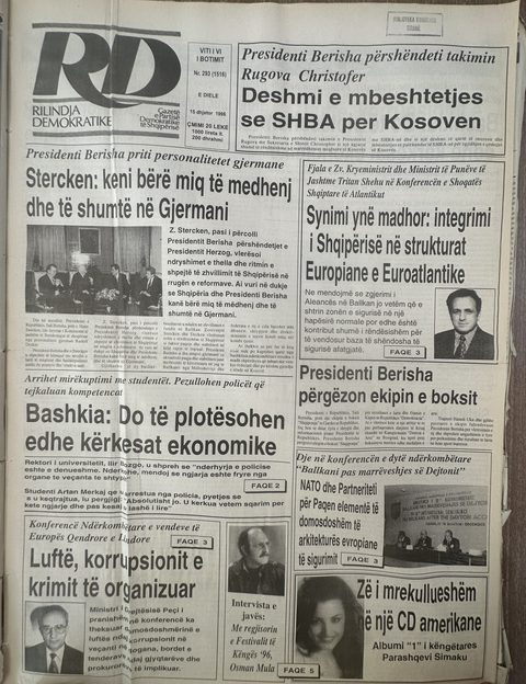 Rilindja Demokratike 1996-12-15