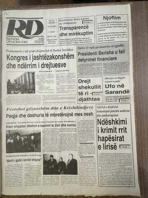 Rilindja Demokratike 1996-12-28