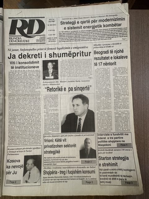 Rilindja Demokratike 1997-01-04