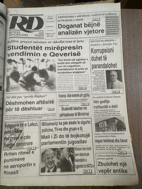 Rilindja Demokratike 1997-01-08