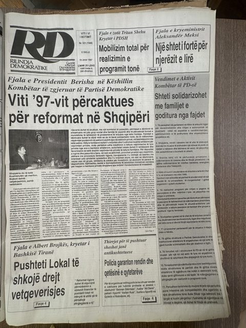Rilindja Demokratike 1997-01-19
