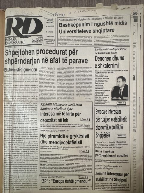 Rilindja Demokratike 1997-02-01