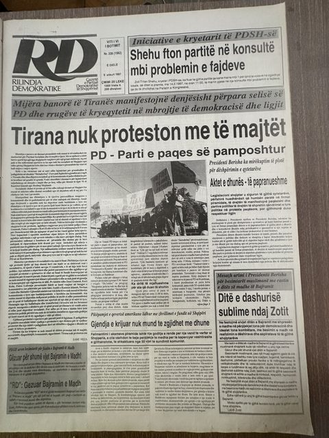 Rilindja Demokratike 1997-02-09