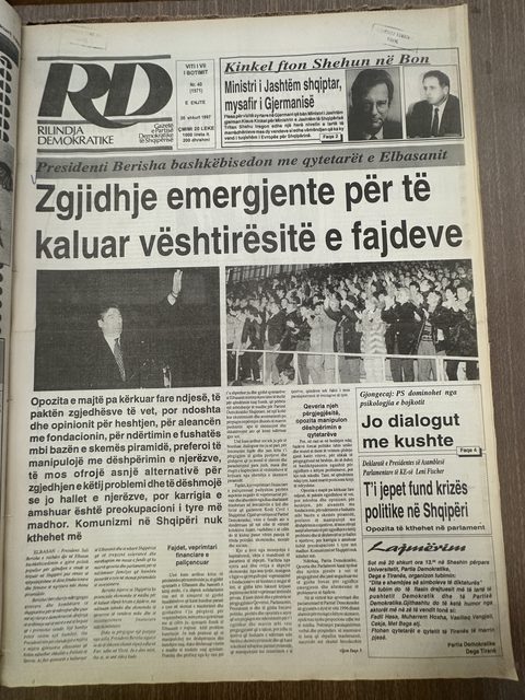 Rilindja Demokratike 1997-02-20