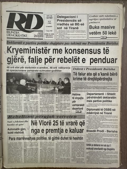 Rilindja Demokratike 1997-03-07