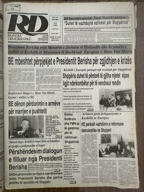 Rilindja Demokratike 1997-03-08