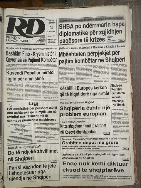 Rilindja Demokratike 1997-03-12