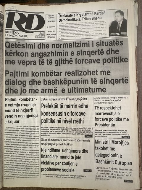 Rilindja Demokratike 1997-03-19