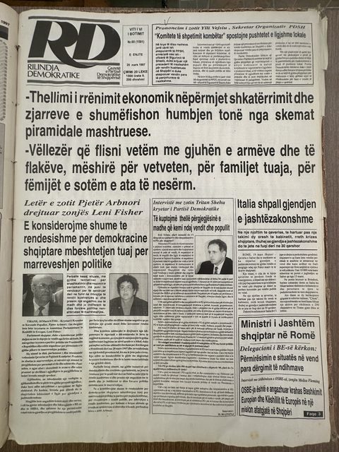 Rilindja Demokratike 1997-03-20