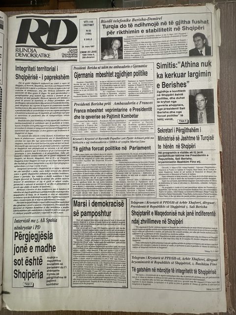 Rilindja Demokratike 1997-03-23