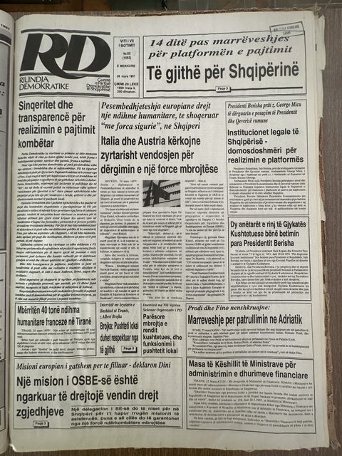 Rilindja Demokratike 1997-03-26