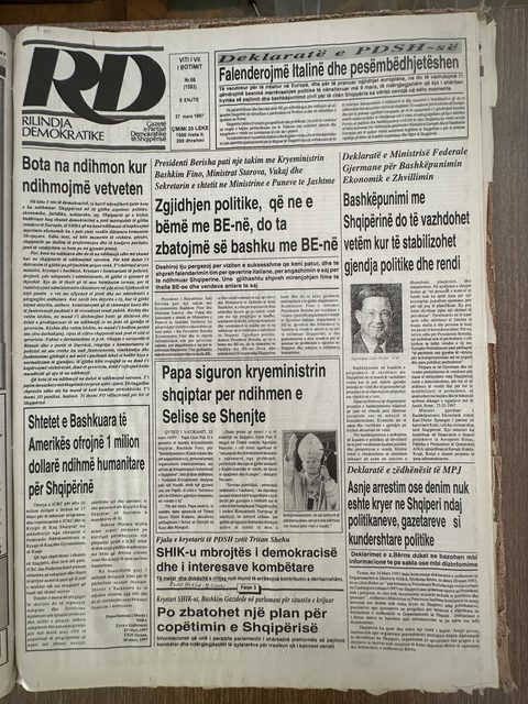 Rilindja Demokratike 1997-03-27