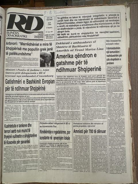 Rilindja Demokratike 1997-03-28