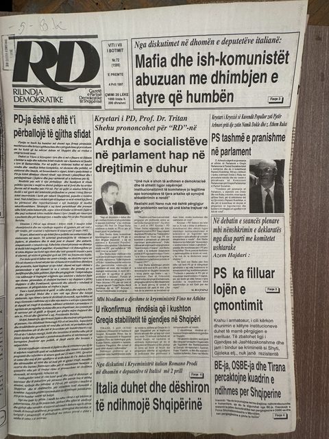 Rilindja Demokratike 1997-04-04