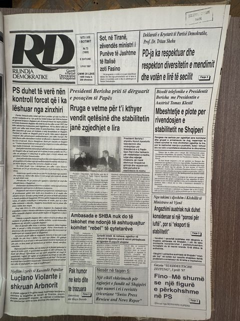 Rilindja Demokratike 1997-04-05