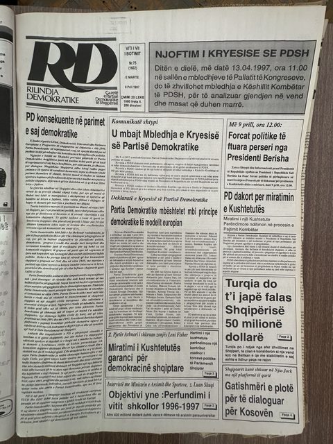 Rilindja Demokratike 1997-04-08