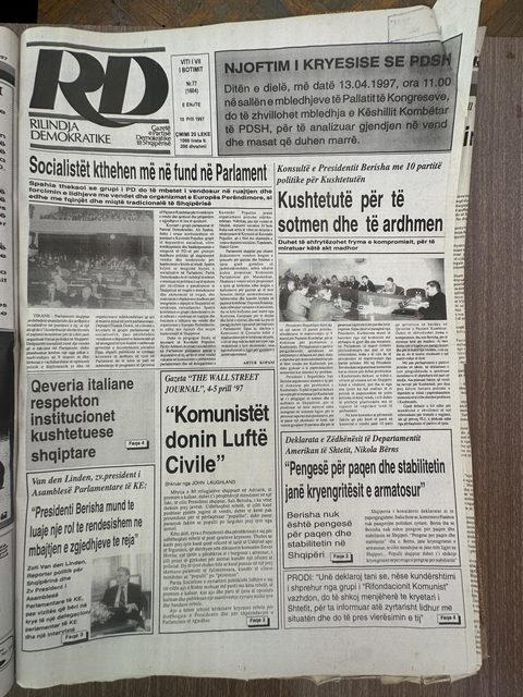 Rilindja Demokratike 1997-04-10