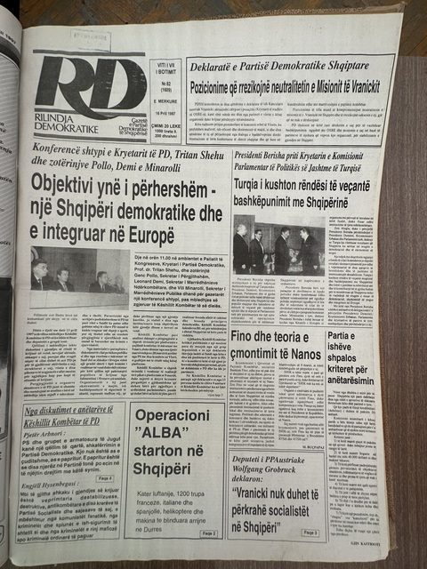 Rilindja Demokratike 1997-04-16