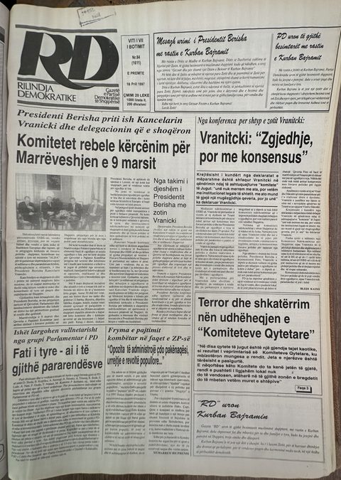 Rilindja Demokratike 1997-04-18