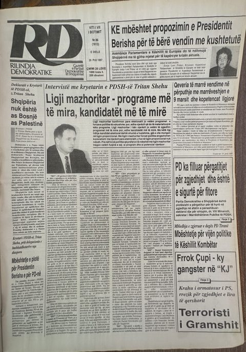 Rilindja Demokratike 1997-04-20