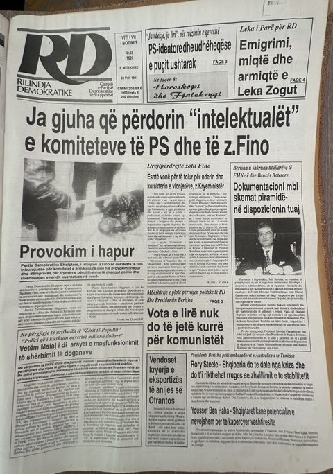 Rilindja Demokratike 1997-04-30