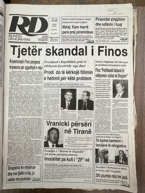 Rilindja Demokratike 1997-05-08