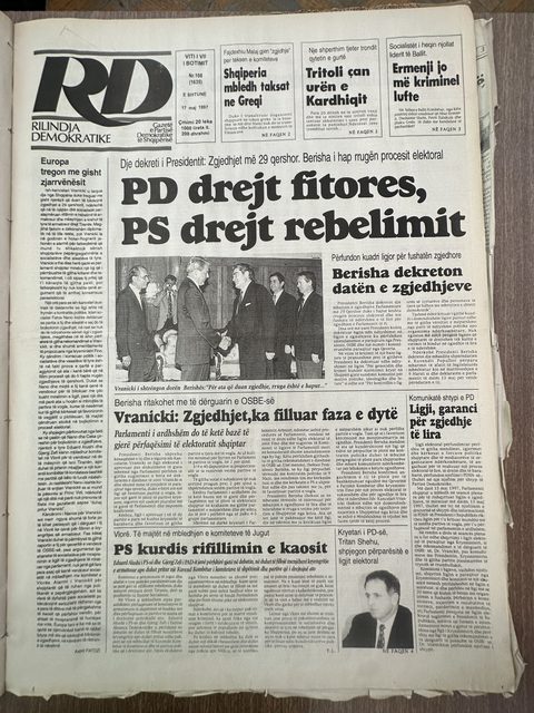 Rilindja Demokratike 1997-05-17