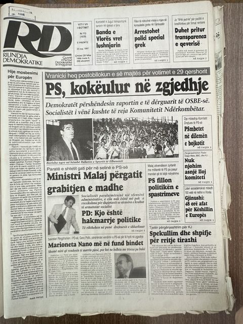 Rilindja Demokratike 1997-05-23
