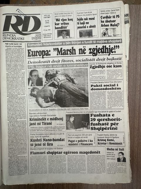 Rilindja Demokratike 1997-05-27
