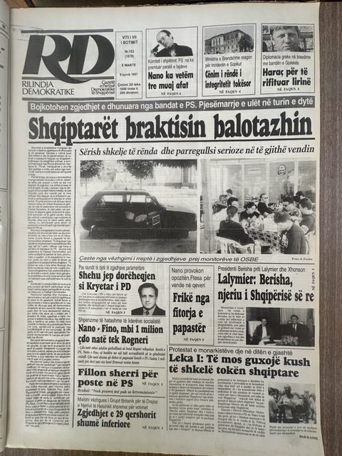 Rilindja Demokratike 1997-07-08