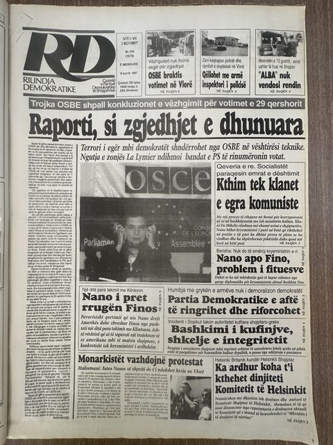 Rilindja Demokratike 1997-07-09