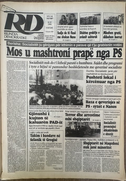 Rilindja Demokratike 1997-07-12