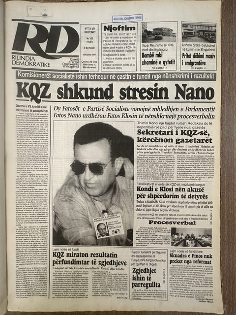 Rilindja Demokratike 1997-07-19