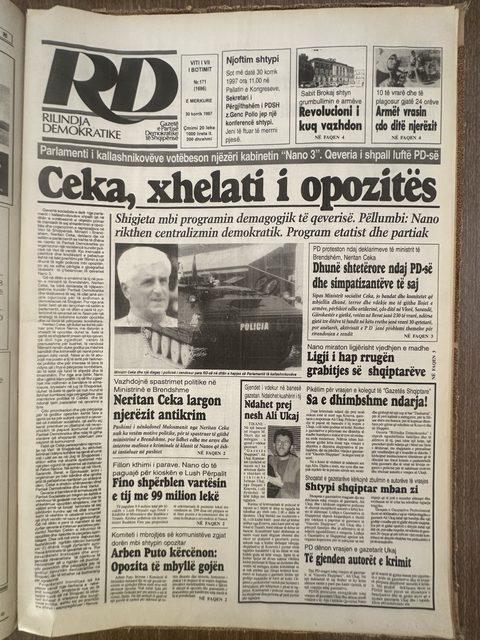 Rilindja Demokratike 1997-07-30