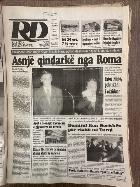 Rilindja Demokratike 1997-08-03