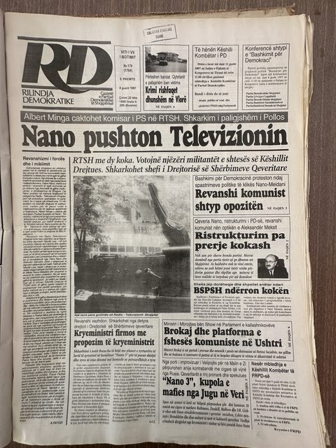 Rilindja Demokratike 1997-08-09