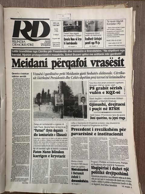 Rilindja Demokratike 1997-08-10