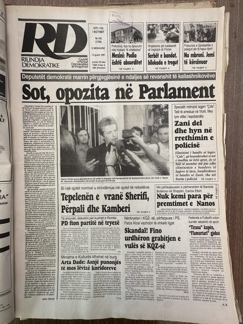 Rilindja Demokratike 1997-08-13
