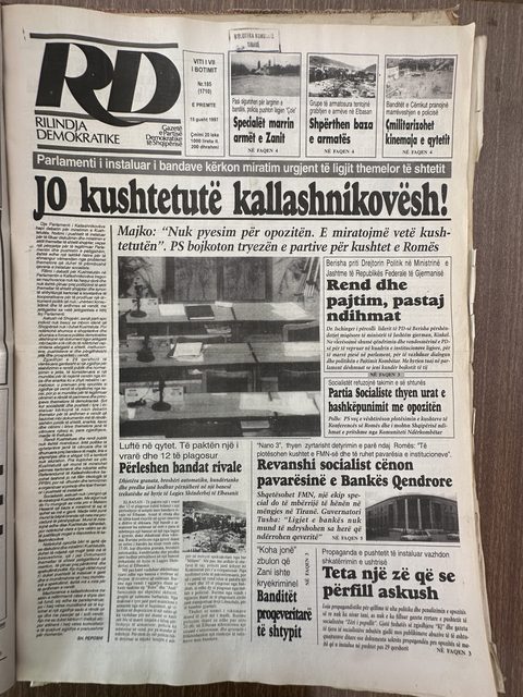 Rilindja Demokratike 1997-08-15