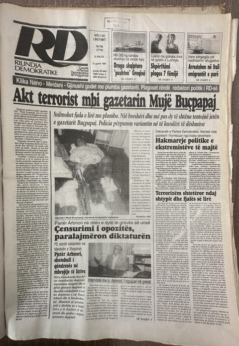 Rilindja Demokratike 1997-08-21