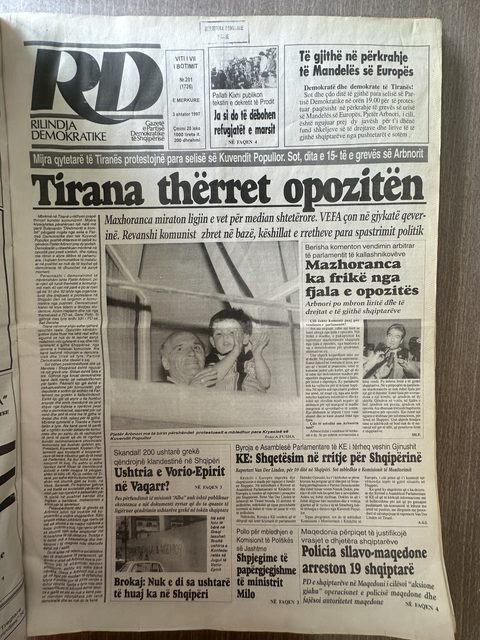 Rilindja Demokratike 1997-09-03