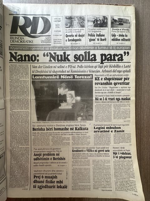 Rilindja Demokratike 1997-09-13