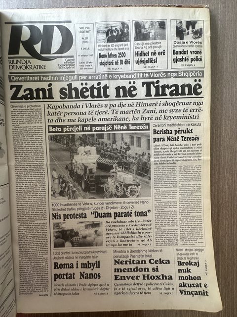 Rilindja Demokratike 1997-09-14