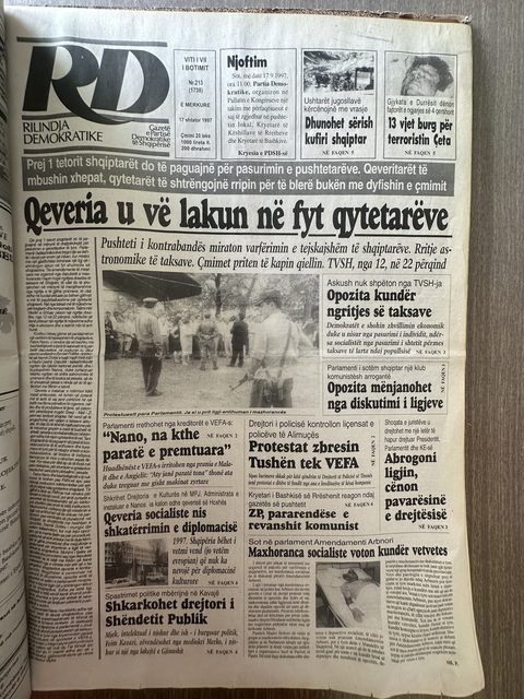 Rilindja Demokratike 1997-09-17