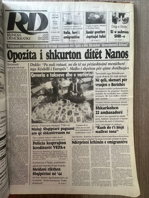 Rilindja Demokratike 1997-09-18