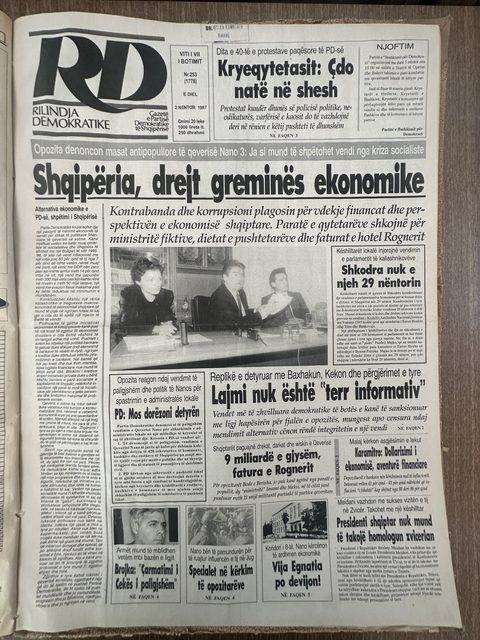 Rilindja Demokratike 1997-11-02