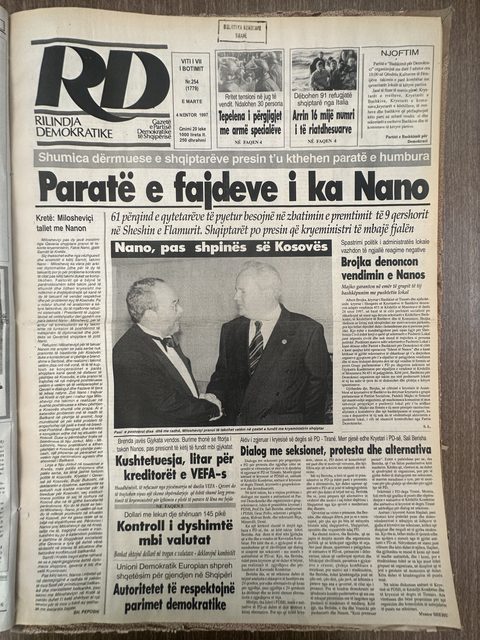Rilindja Demokratike 1997-11-04