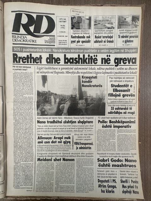 Rilindja Demokratike 1997-11-06