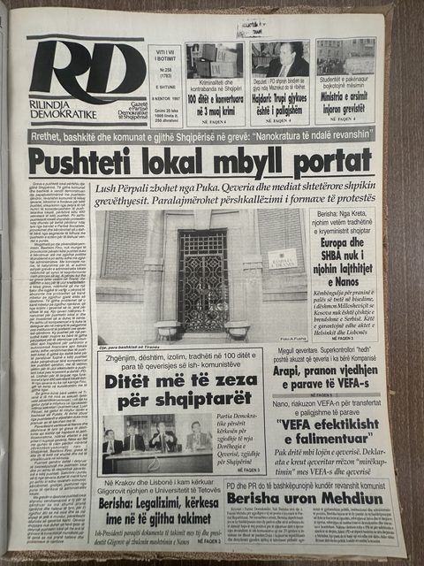 Rilindja Demokratike 1997-11-08
